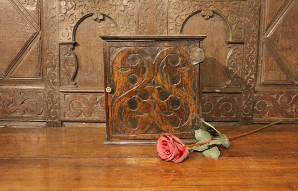 17th Century Period Oak Spice Cupboard