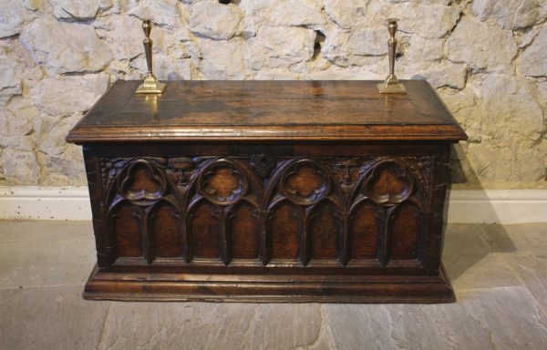 Early 16th Century Period Oak Chest