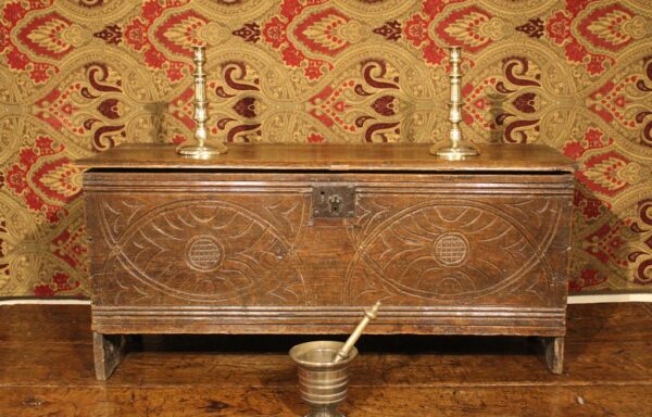 17th Century Welsh Period Oak Coffer